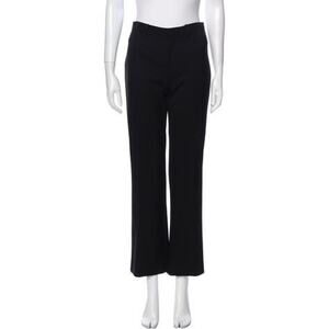 Ralph Lauren Wool Wide Leg Trouser Pants - S Black